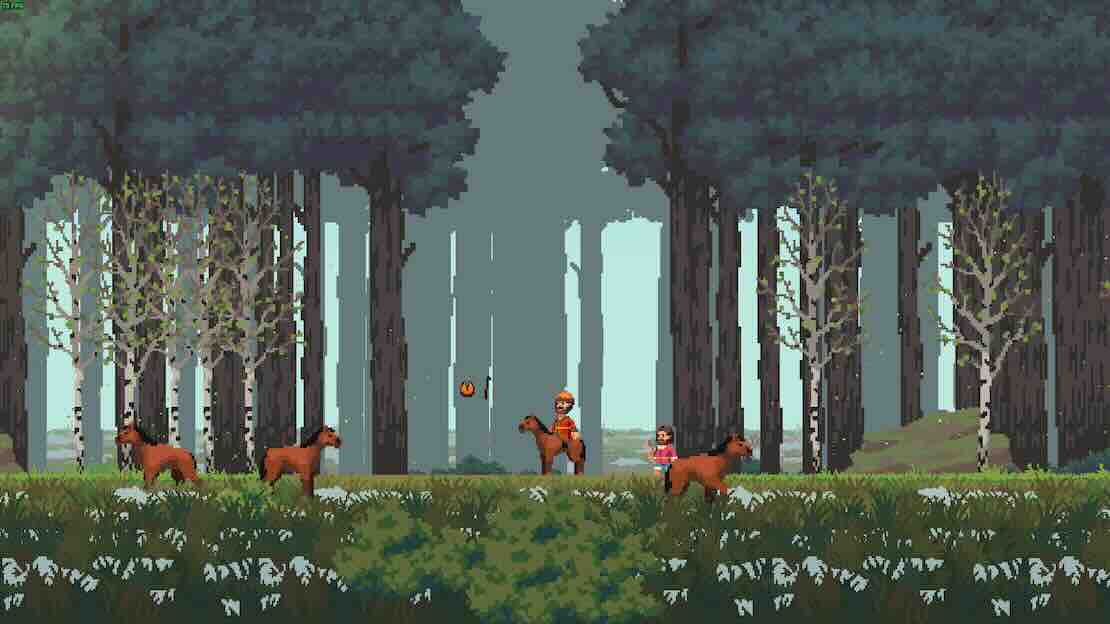 횡스크롤 픽셀아트 어드벤처, 'Song of Slavs'가 공개되었다 | image© Sleeping Fox Studio