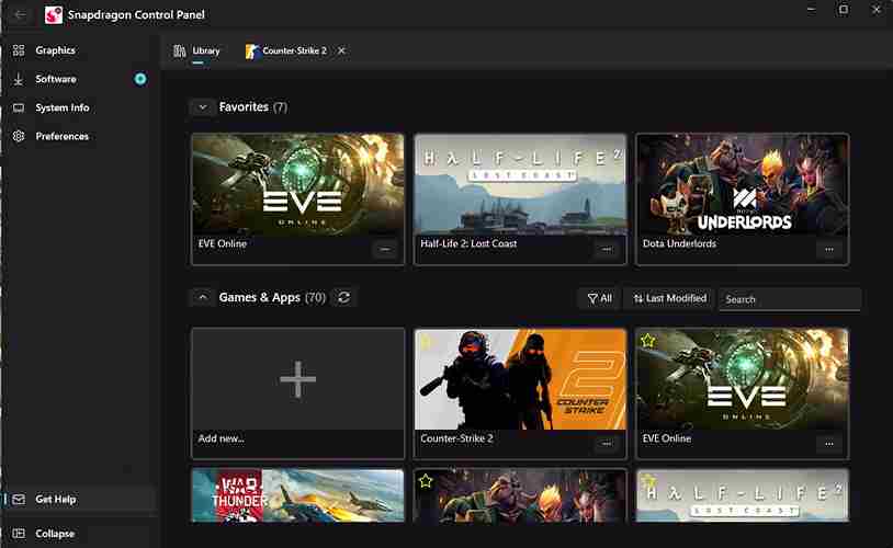 스냅드래곤 제어판 출시로 퀄컴은 ARM 기반 윈도우 게이밍 환경을 엔비디아/AMD 수준으로 끌어올린다 | image© Qualcomm