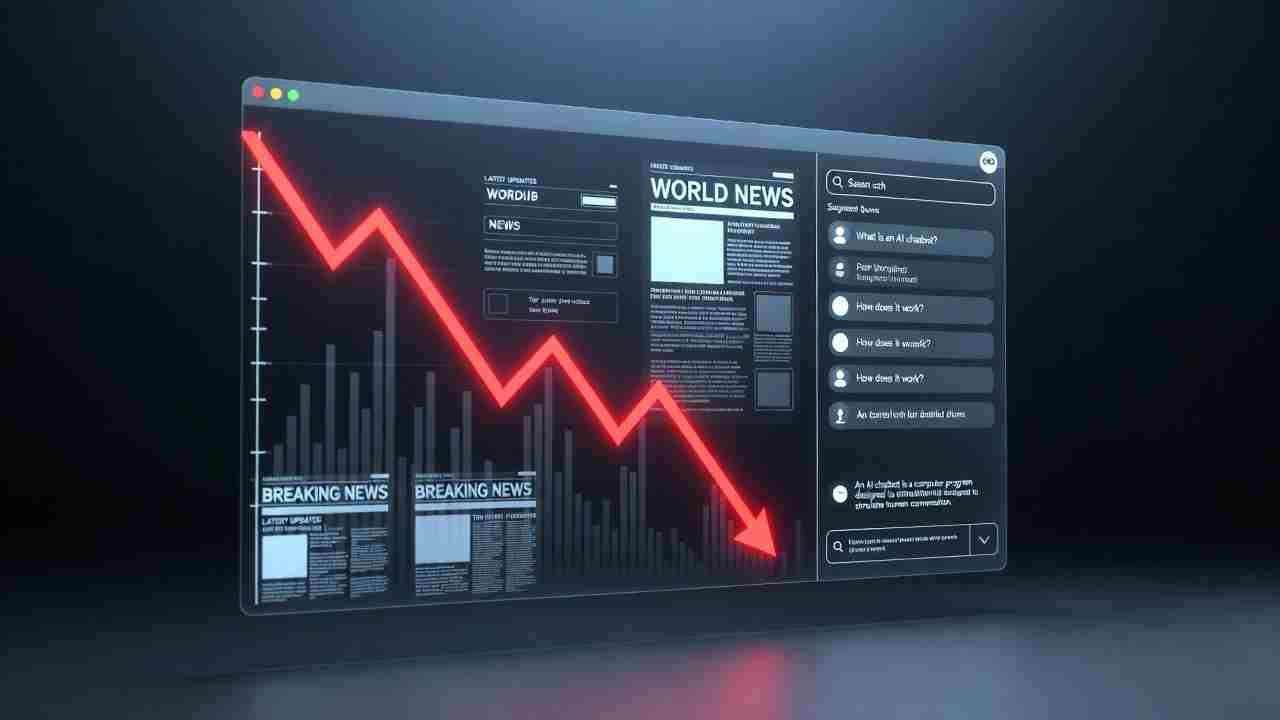 언론사 트래픽 3년 내 43% 급락 예상, AI가 뉴스 산업 흔든다 < AI < 기사본문 - 디지털포커스